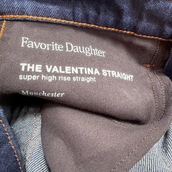 NWT Favorite Daughter Valentina Tower High Rise Blue Jeans Manchester 26 - Picture 11 of 14